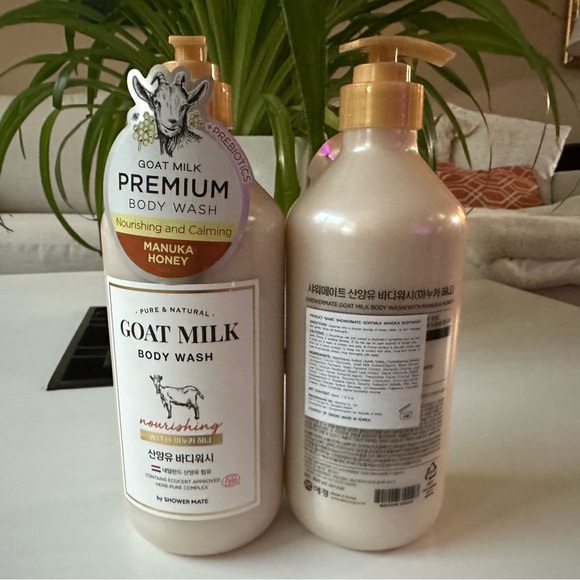 2 Pack GOAT MILK BODY WASH + Probiotics Manuka Honey Nourishing & Calming - Picture 2 of 6